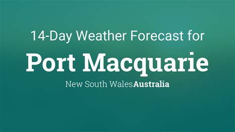 Port Macquarie, NSW, AU 14 Days Weather .